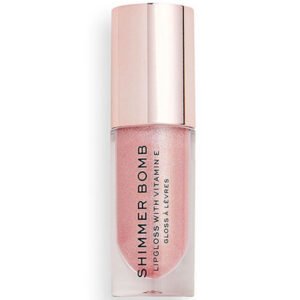 Makeup Revolution Shimmer Bomb Fresh Colour & Shine гланц за устни Glimmer 4.6 мл