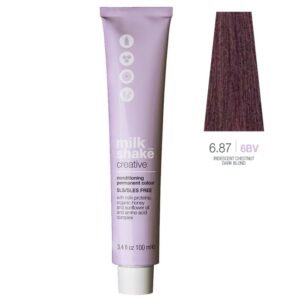 Milk Shake Creative SLS/SLES-free перманентна боя за коса 6.876BV Иридесцентен кестеняв тъмно рус 100 мл