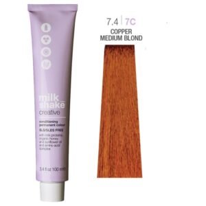 Milk Shake Creative без SLS/SLES перманентна боя за коса 7.47C Медно-русо 100 мл