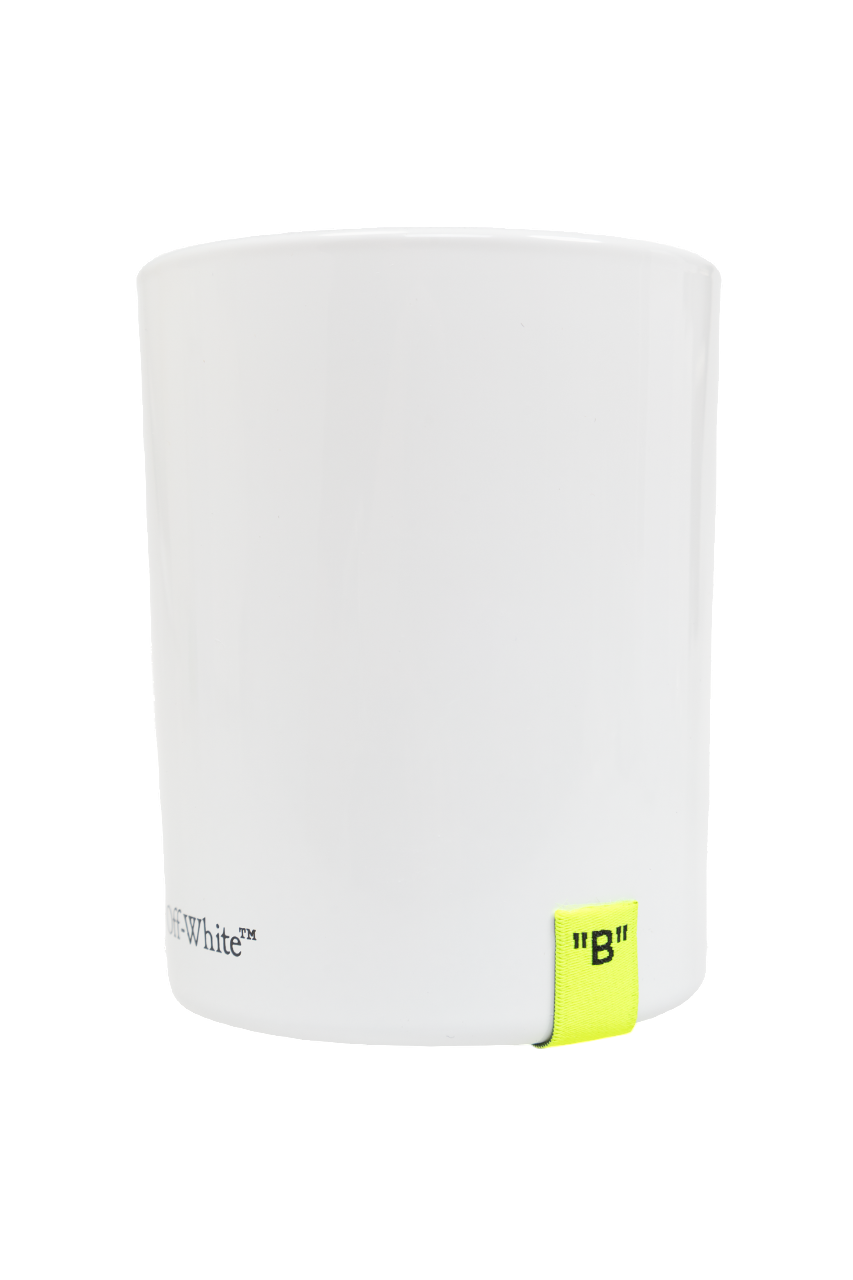 Ароматна свещ Off-White „B“ Blazing Wood 200 г