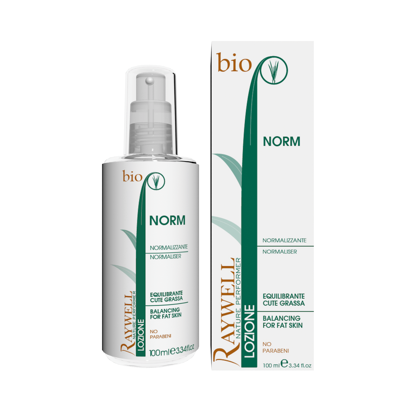 Raywell Bio Nature Лосион за коса за регулиране на прекомерния себум 100 мл