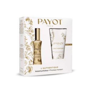 Комплект Payot: L'Authentique Златни микрочастици Регенериращ Крем За лице 50 мл + L'Authentique Подхранващ Крем за тяло 150 мл