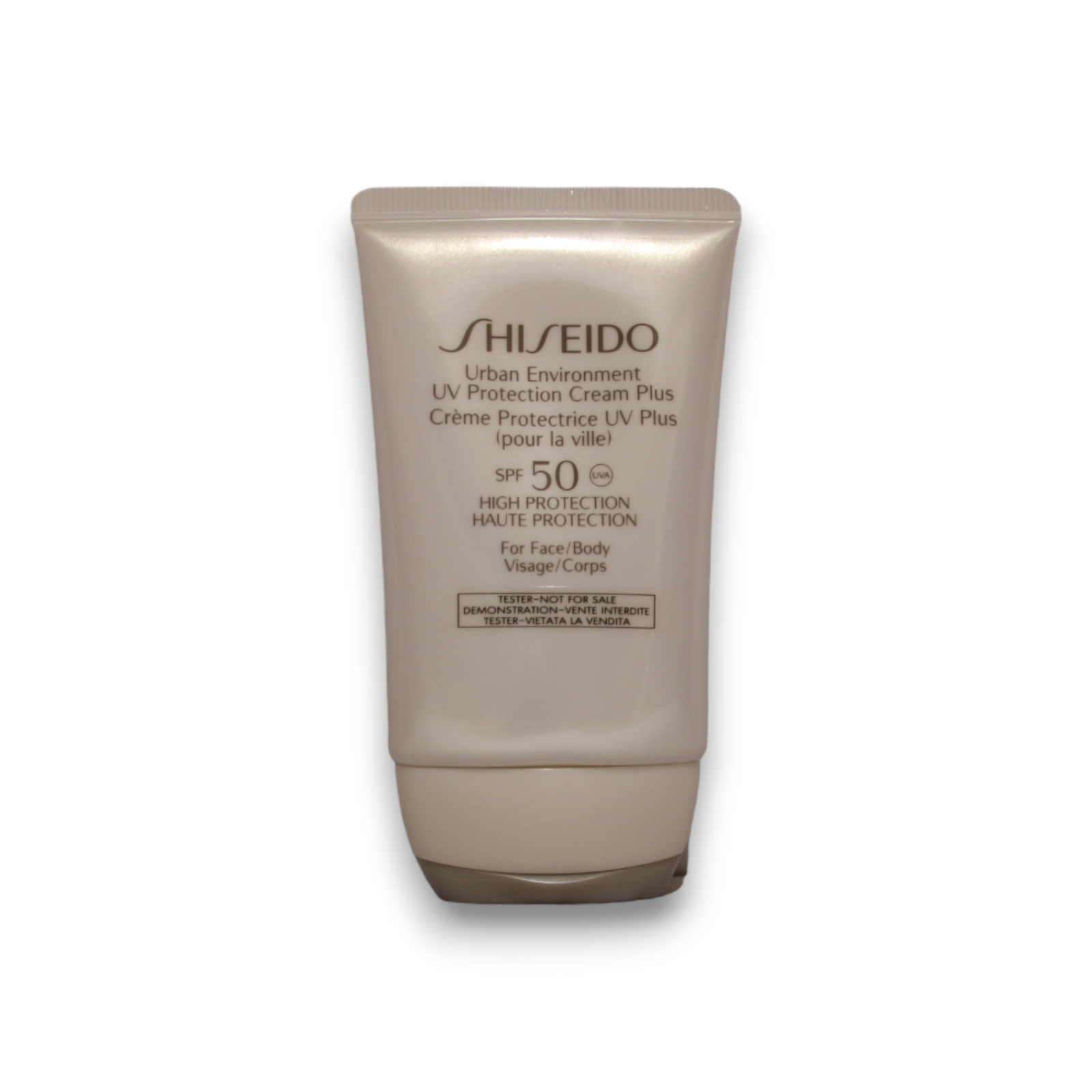 Shiseido Urban Environment UV защита слънцезащитен крем за лице и тяло SPF 50 50 мл *Тестер