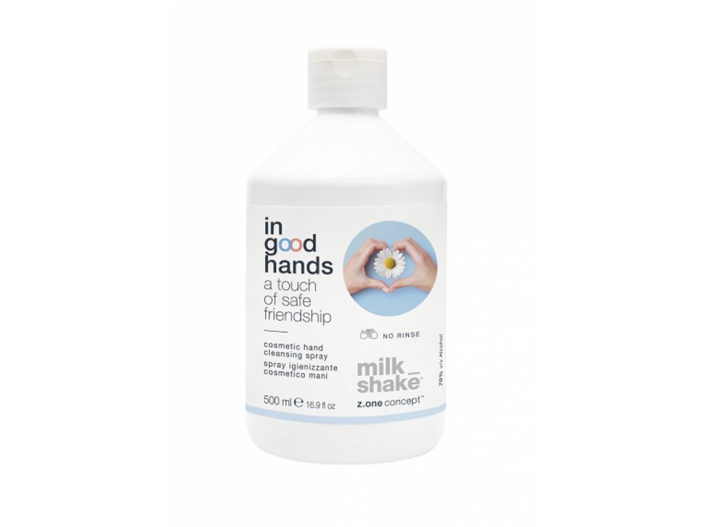Млечен шейк В добри ръце Почистващ спрей за ръце 500 мл