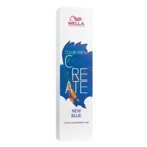 Wella Professionals, Color Fresh Create, Ammonia-Free, Semi-Permanent Hair Dye,  New Blue, 60 ml