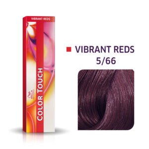 Wella Professionals Color Touch безамонячна полуперманентна боя за коса 5/66 Светлокафяво наситено виолетово 60 мл