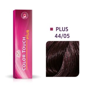 Wella Professionals Color Touch Plus безамонячна полуперманентна боя за коса 44/05 средно кестеняво махагоново интензивно 60 мл
