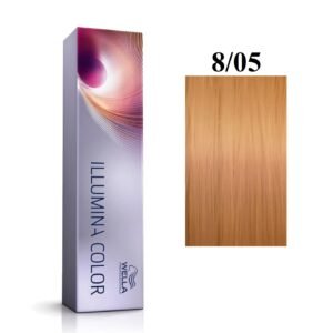 Wella Professionals Illumina Color Перманентна боя за коса 8/05 Светло русо натурален махагон 60 мл