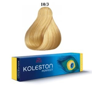 Wella Professionals, Koleston Perfect, Permanent Hair Dye, 10/3 Lightest Gold Blonde, 60 ml