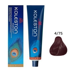 Wella Professionals Koleston Perfect Перманентна боя за коса 4/75 Средно кафяво махагоново кафяво 60 мл