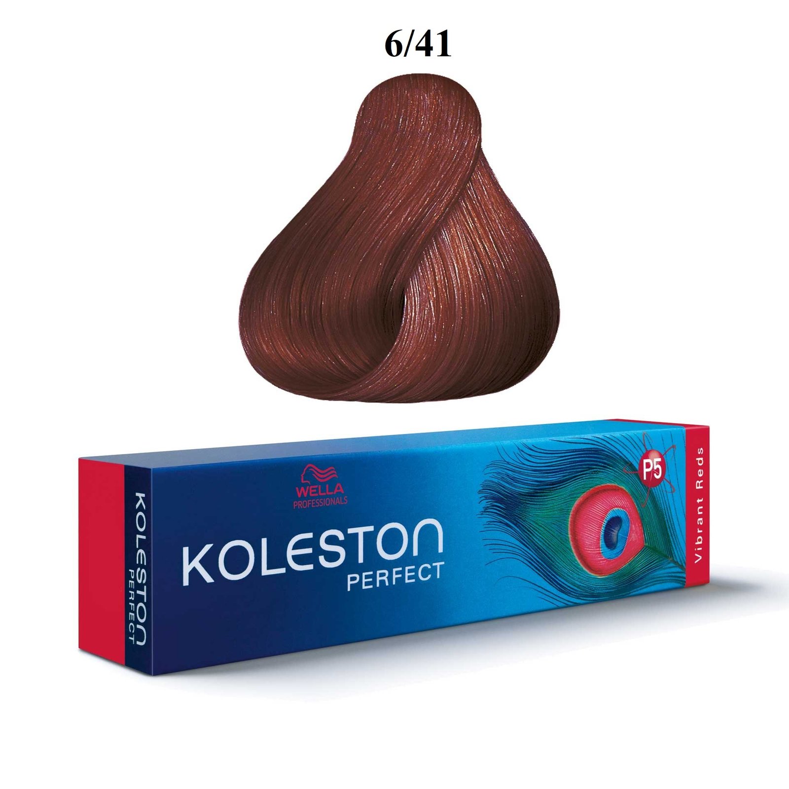Wella Professionals Koleston Perfect Перманентна боя за коса 6/41 Тъмно русо пепеляво-медно 60 мл