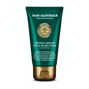 Raw Naturals Ексфолиант за лице и брада с кайсия веган ексфолиращ ексфолиант 75 мл