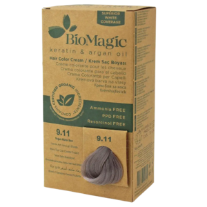 Biomagic Biomagic Кератин и арганово масло перманентна боя за коса 9.11 250 мл *Тестер