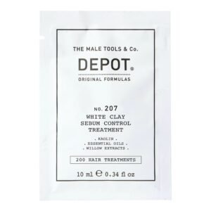 Depot 200 процедури за коса № 207 Каолин крем-маска за скалп за регулиране на прекомерния себум 10 мл