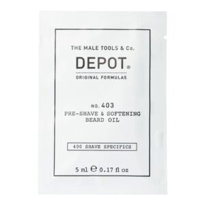 Depot 400 Shave Specifics No. 403 Пресен черен пипер Омекотяващо Олио преди бръснене 5 мл