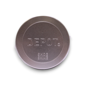 Депо Почистване на Обувки Метален Буркан Сребро