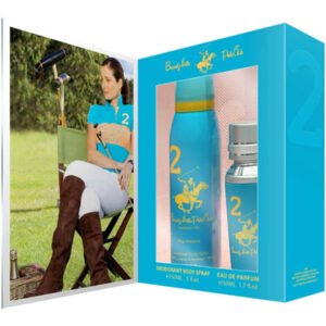 Подаръчен комплект Beverly Hills Polo Club: 1982 - Sport 2 Парфюмна вода За жени 50 мл + 1982 - Sport 2 Антиперспирант Дезодорант спрей За жени 150 мл