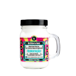 Lola Cosmetics Be(M)dita Ghee банан и алое вера крем-маска за коса за хидратация 350 г