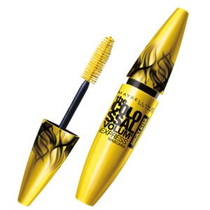 Maybelline The Colossal Volume Express Колаген Матово покритие Спирала Опушени очи Черно 10.7 мл