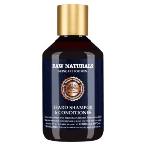 Raw Naturals Шампоан и балсам за брада 100% веган Шампоан за брада Мекота 250 мл