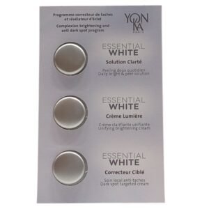 Комплект YonKa: Коректор за лице крем против пъпки за лице мл *Мостра + Лумиер крем против пъпки дневен и нощен за лице 1 мл *Мостра + Essential White крем против пъпки дневен и нощен за лице 0.5 мл *Мостра