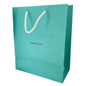Tiffany & Co Tiffany & Co. Картонена чанта GWP Зелена Размер L