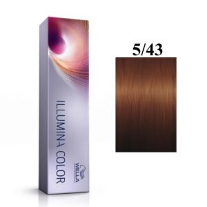 Wella Professionals Illumina Color Перманентна боя за коса 5/43 Светло кестеняво златисточервено 60 мл